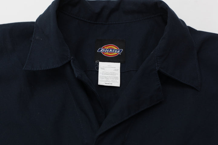 Mens Dickies Short Sleeve Navy Coveralls