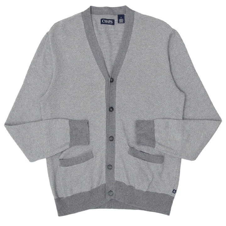 Mens Chaps Button Long Sleeve Cardigan Sweater