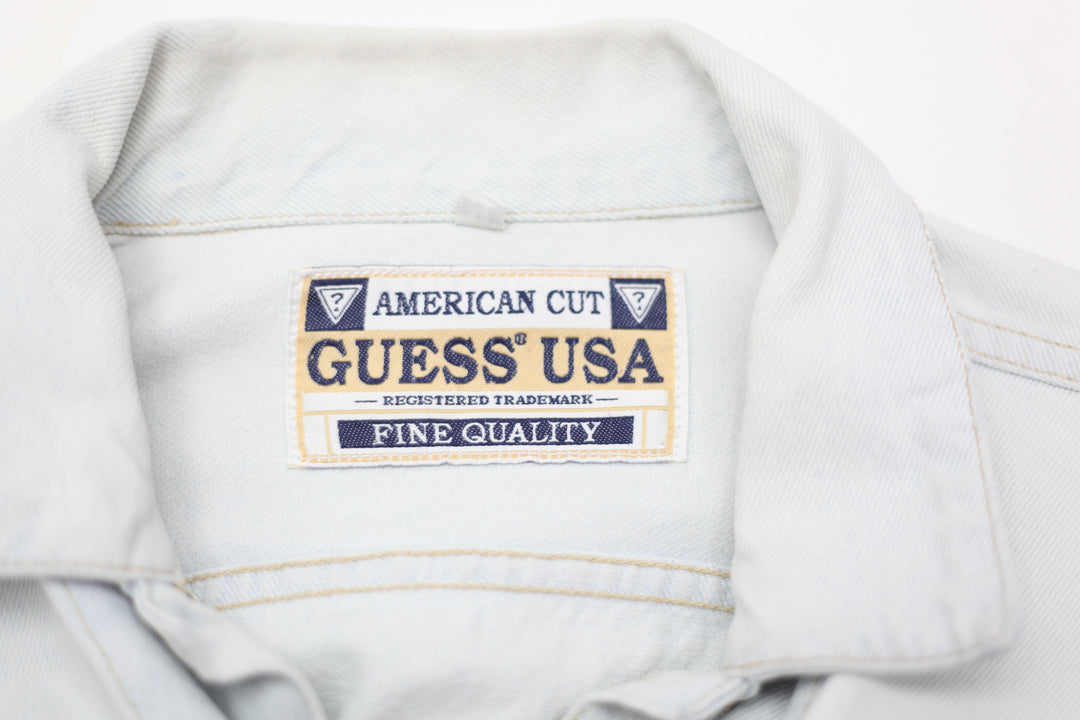 Vintage Guess USA American Cut Denim Jacket Made in USA