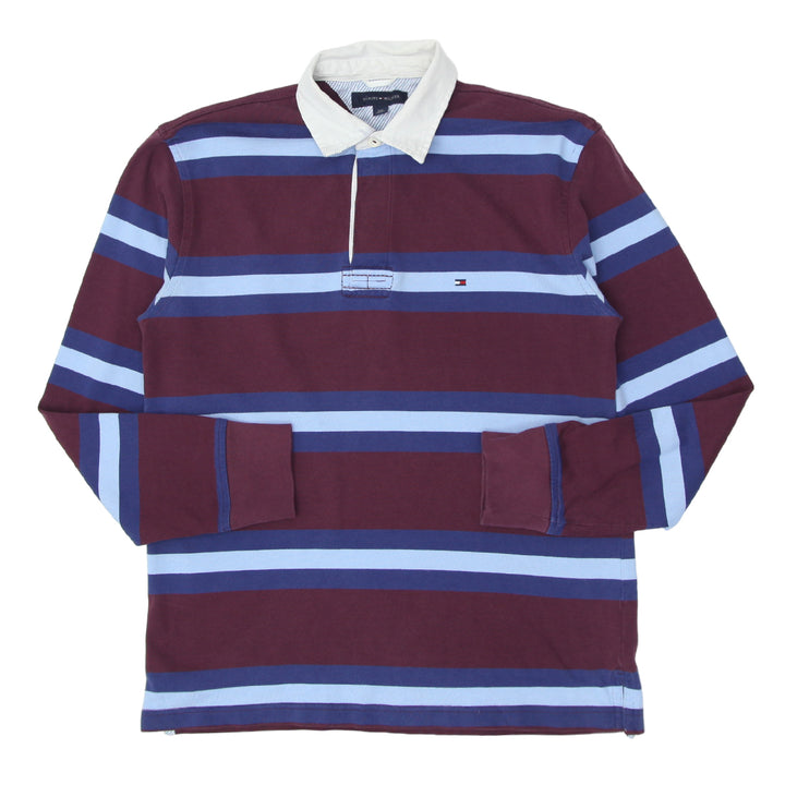 Mens Tommy Hilfger Stripe Rugby Shirt