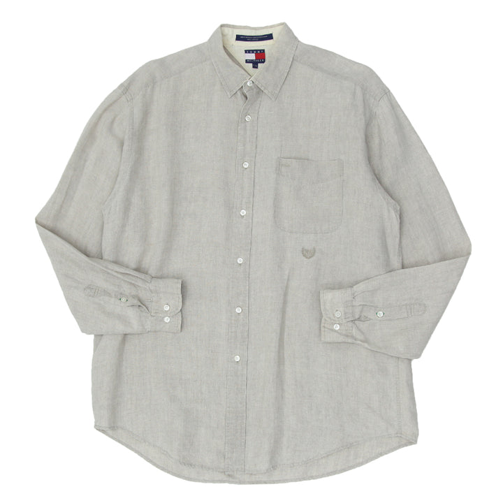 Vintage Tommy Hilfiger Long Sleeve Linen Shirt