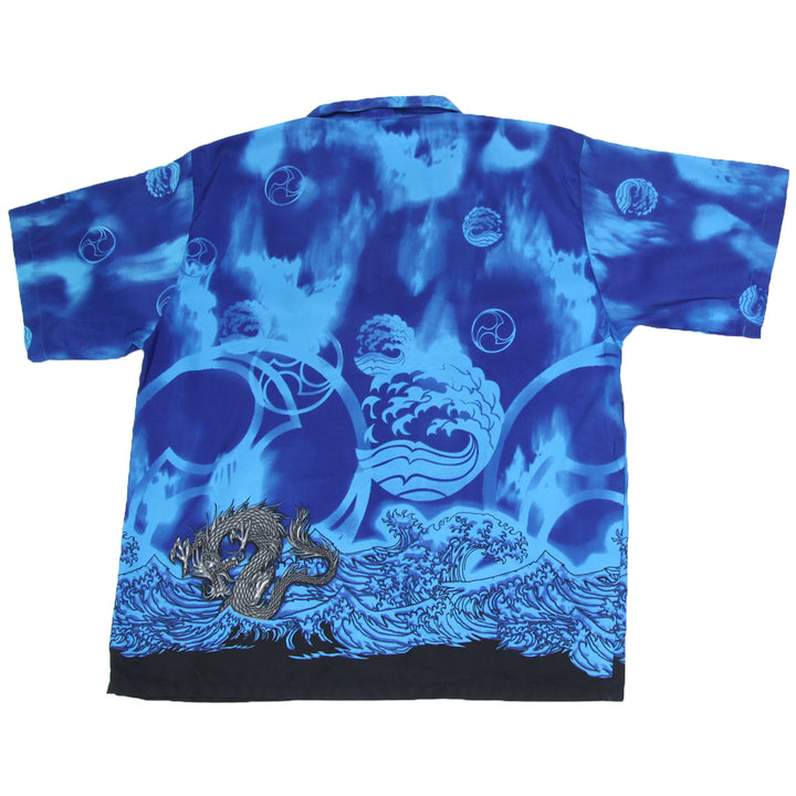 Mens ZZYZX Waves Dragon AOP Shirt