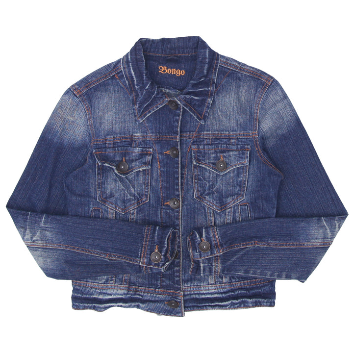 Y2K Bongo Stretch Full Zip Denim Jacket