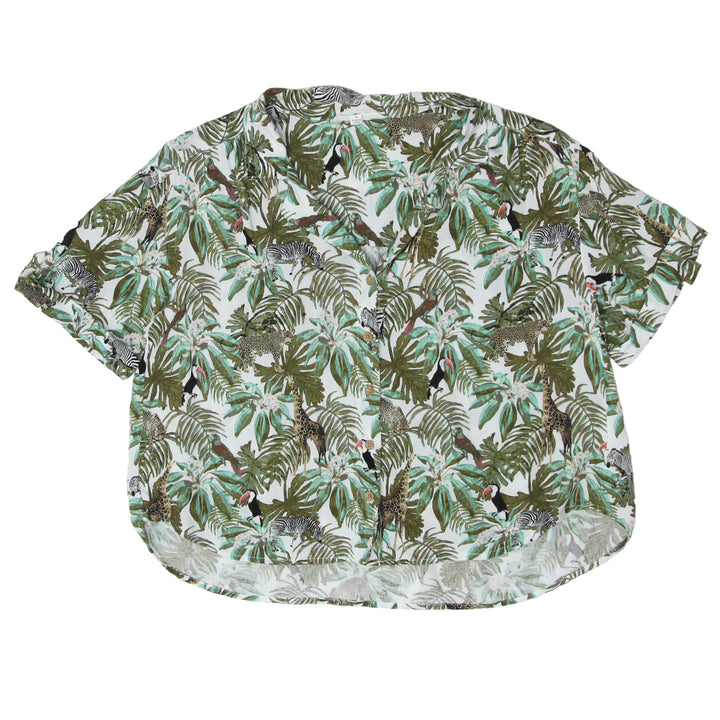 Ladies Jane Delancey Jungle Print Loose Top