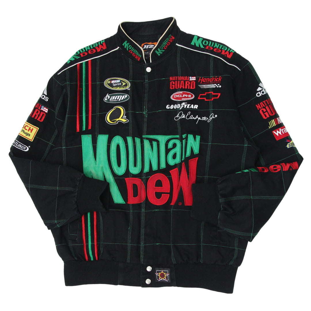 Vintage JR Nation Dale Earnhardt Jr Mountain Dew Racing Jacket