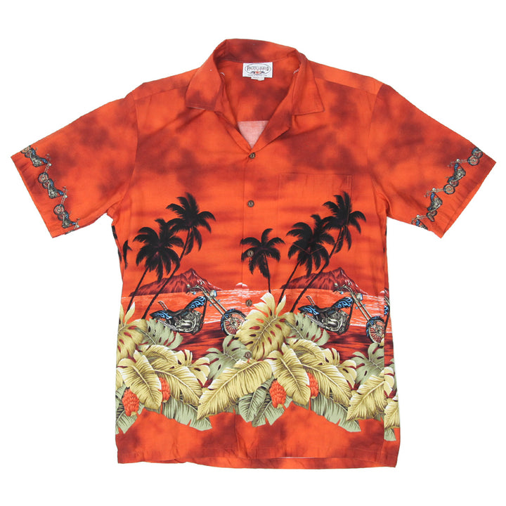 Vintage Pacific Legend Sunset Biker Hawaiian Shirt