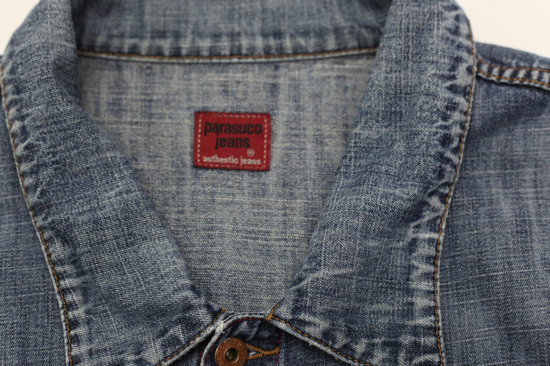 Mens Y2K Parasuco Jeans Denim Jacket