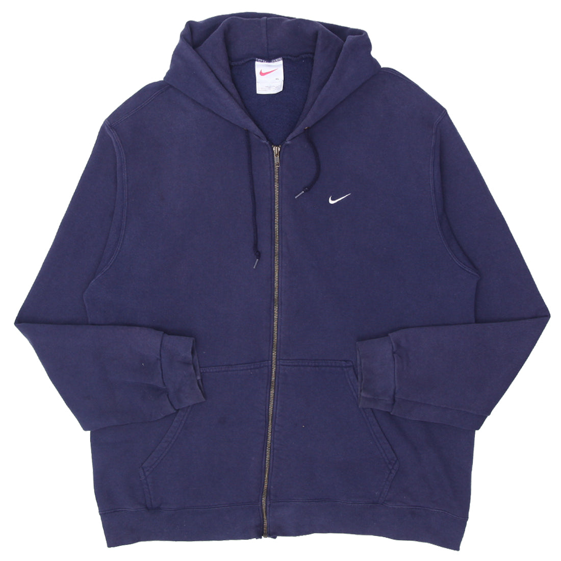 Navy blue nike zip up hoodie sales