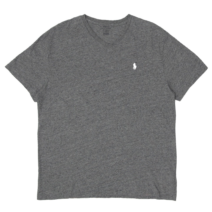 Mens Polo Ralph Lauren Classic Fit V-Neck Gray T-Shirt