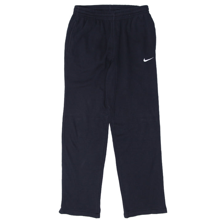 Mens Nike Swoosh Embroidered Fleece Sweatpants Black