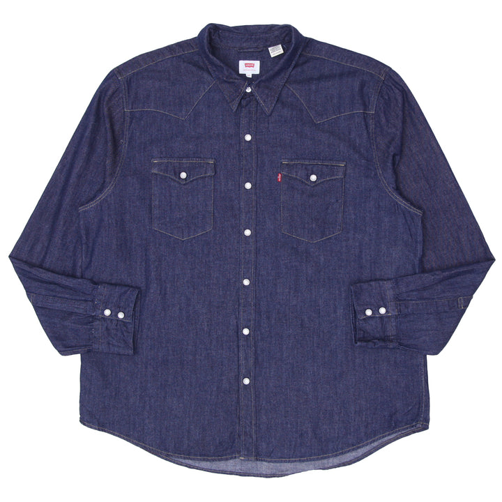 Mens Levi Strauss Long Sleeve Denim Shirt