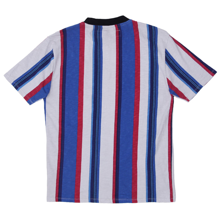 Mens Guess Originals Embroidered Stripe T-Shirt