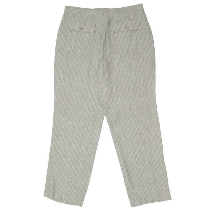 Mens Striped Linen Pants