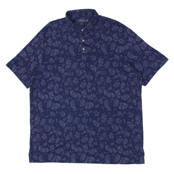 Mens Polo Ralph Lauren Paisley Print Polo T-Shirt