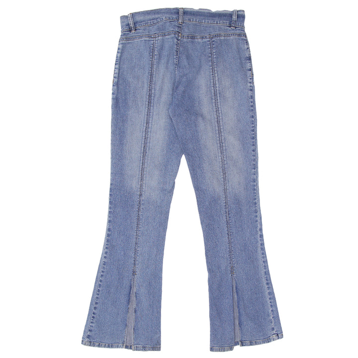 Y2K Garage Button Fly Flare Jeans