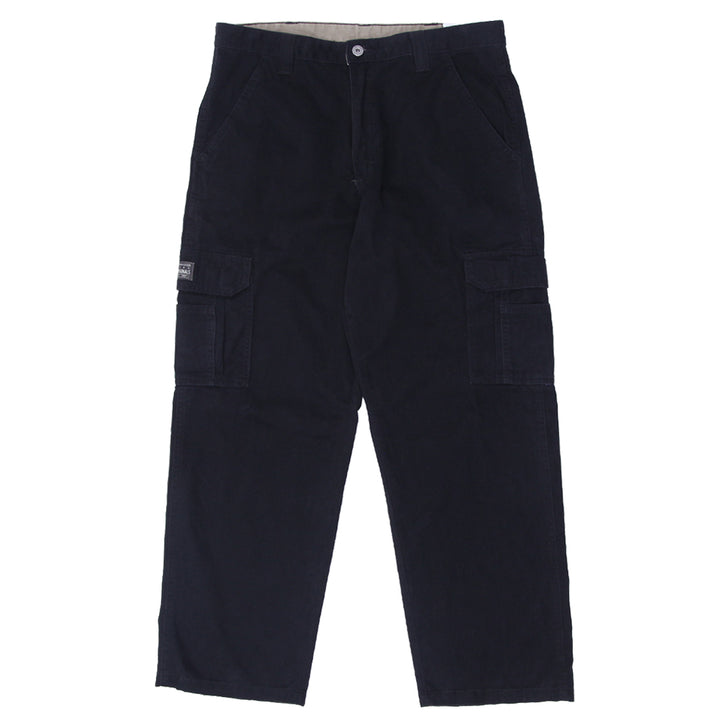 Mens Wrangler Black Cargo Pants