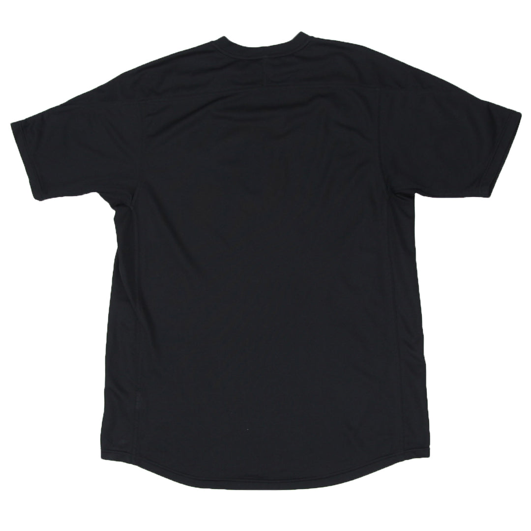 Mens Nike Swoosh Embroidered Black Sports T-Shirt