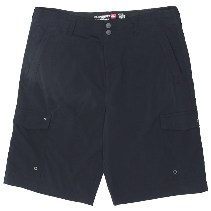 Mens Quiksilver Amphibians Black Cargo Board Shorts