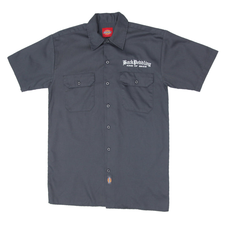 Mens Dickies Back Peddling Short Sleeve Work Shirt