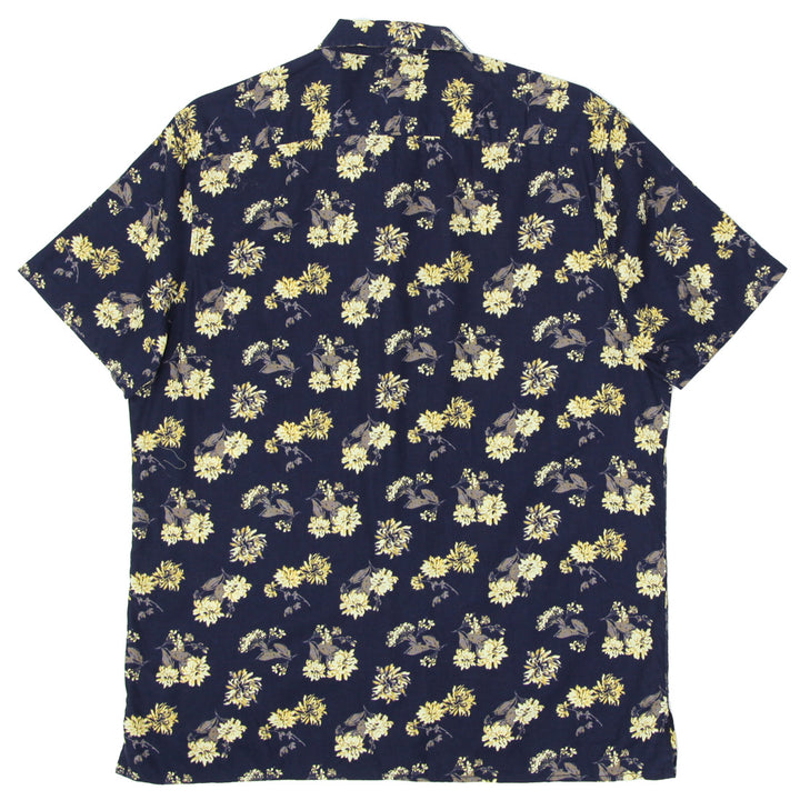 Mens Treasure & Bond Trim Fit Floral Short Sleeve Shirt