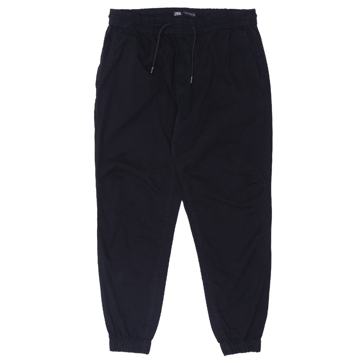 Mens Zara Black Jogger Pants