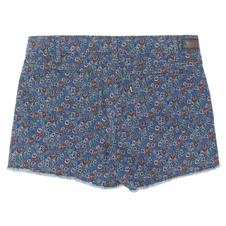 Ladies Levi Strauss Floral Denim Shorts