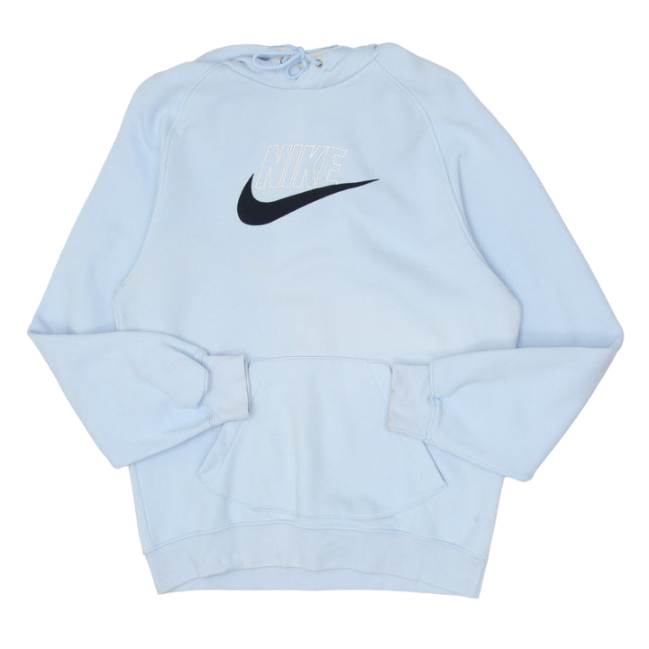 Vintage Embroidered Nike Logo Pullover Hoodie