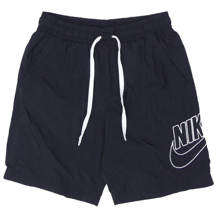 Mens Nike Embroidered Black Nylon Shorts