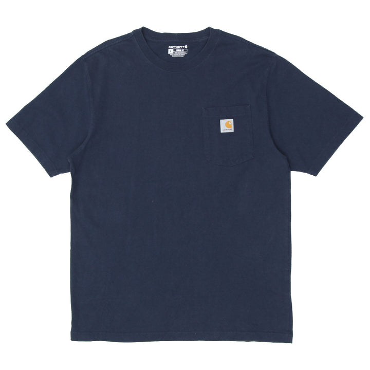 Mens Loose Fit Carhartt Pocket Short Sleeve T-Shirt