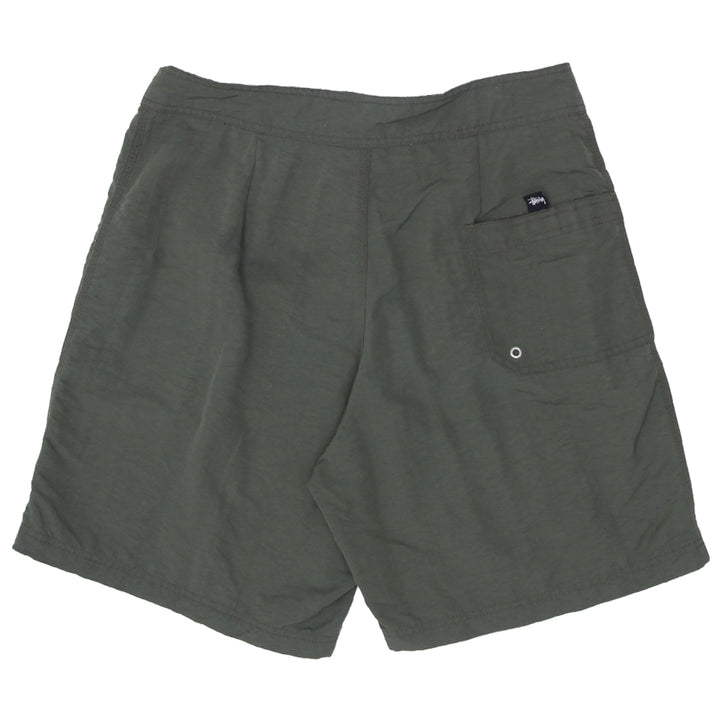 Mens Stussy Board Shorts Army Green