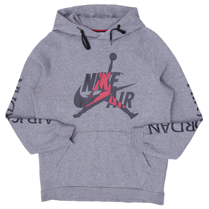 Mens Air Jordan Pullover Hoodie Gray