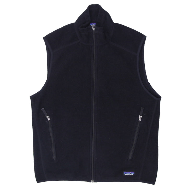 Mens Patagonia Synchilla Fleece Full Zip Vest Black