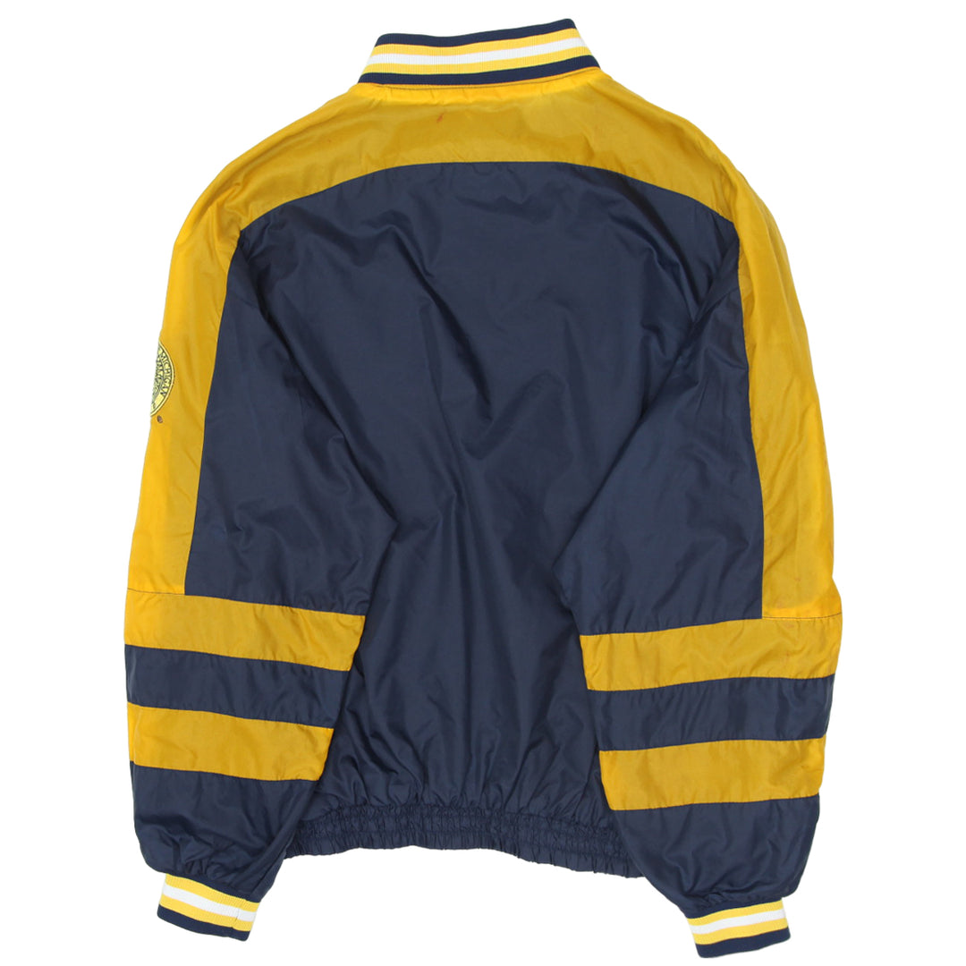 Vintage  Pro Player Michigan Wolverine 1/2 Zip Reversible Pullover Jacket