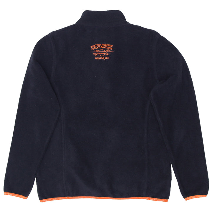 Ladies Harley Davidson Quarter Zip Fleece Pullover