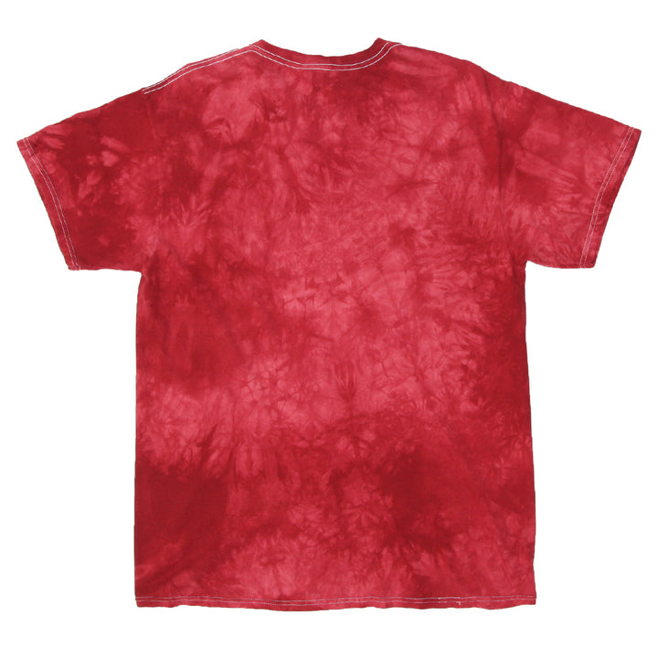 Mens The Mountain Christmas Kittens Red Tie Dye T-Shirt