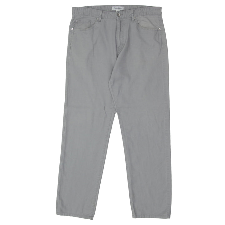 Mens Calvin Klein Linen Cotton Pants