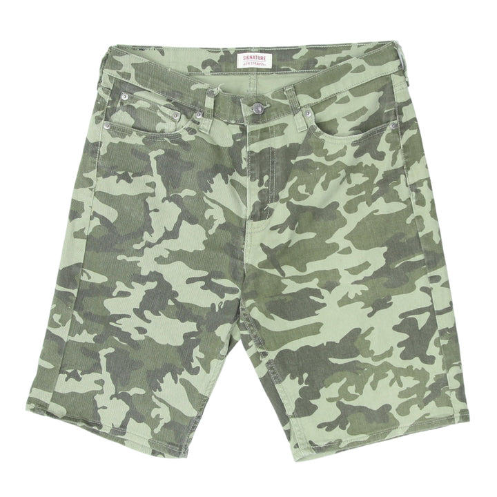 Mens Signature By Levi Strauss Camouflage Shorts