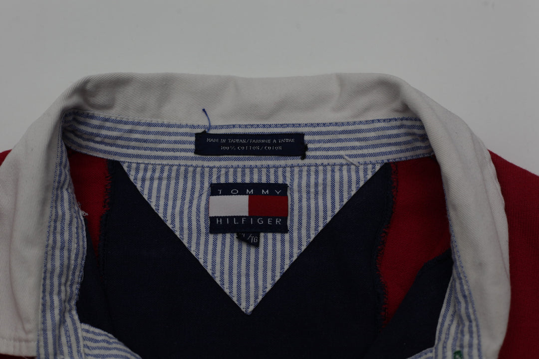 Vintage Tommy Hilfiger Long Sleeve Polo T-Shirt