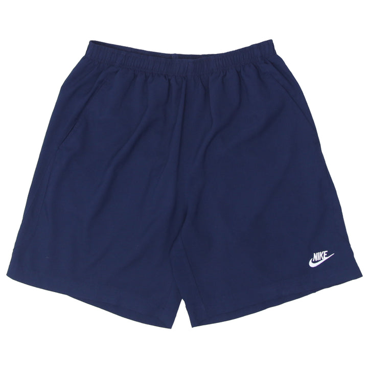 Mens Nike Embroidered Mesh Lined Shorts Navy