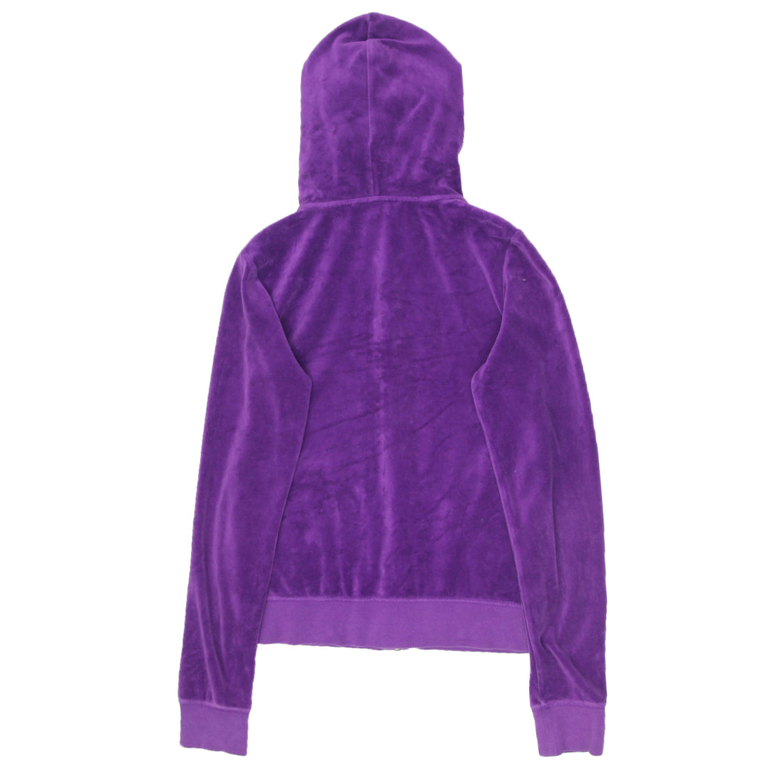 Y2K Juicy Couture Velour Purple Track Hoodie