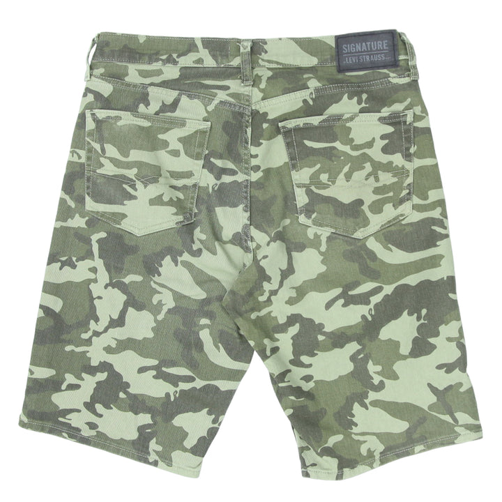 Mens Signature By Levi Strauss Camouflage Shorts