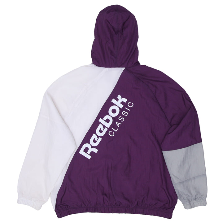 Mens Reebok Classic Full Zip Windbreaker Jacket