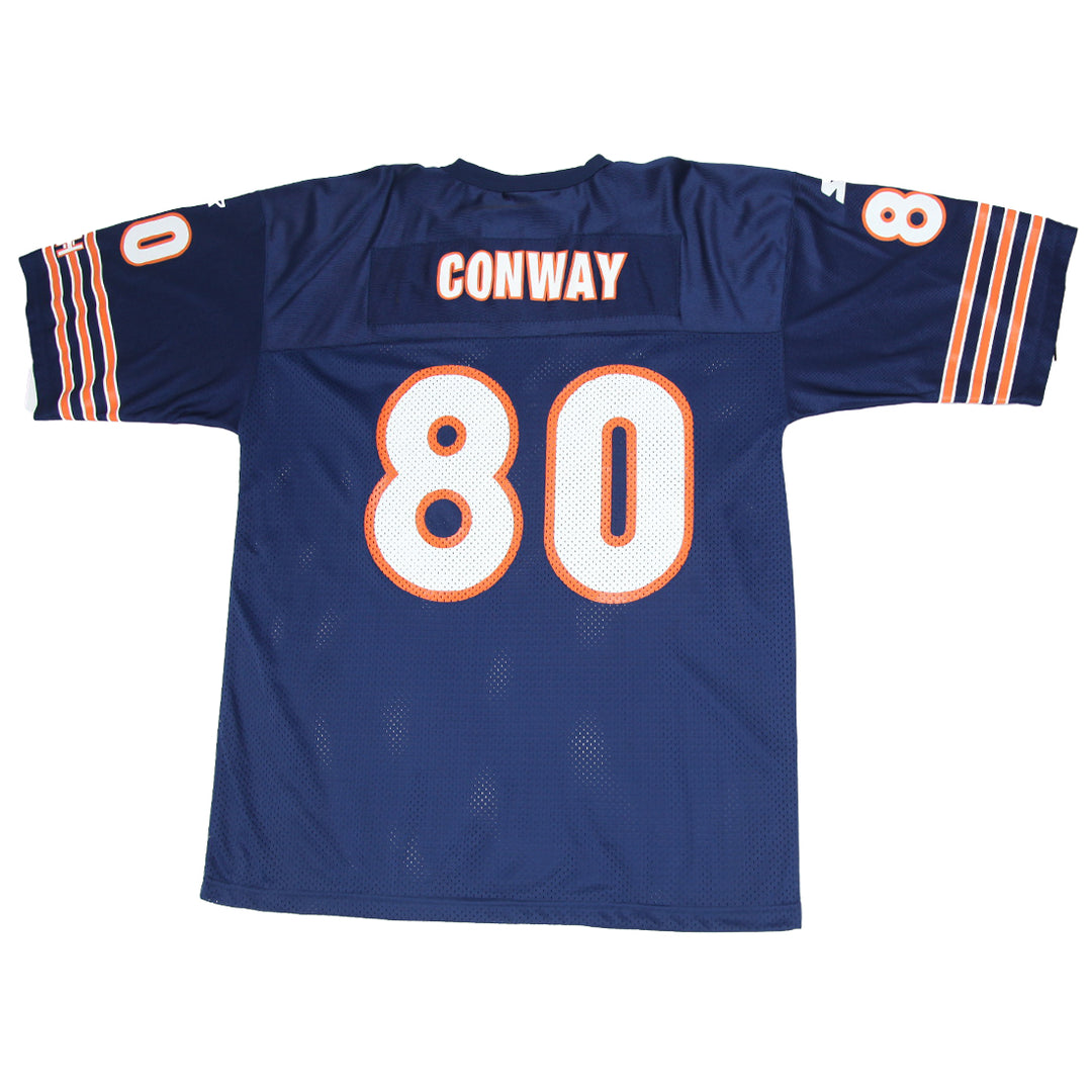 1995 Vintage Starter Chicago Bears Conway 80 NFL Jersey Made in USA