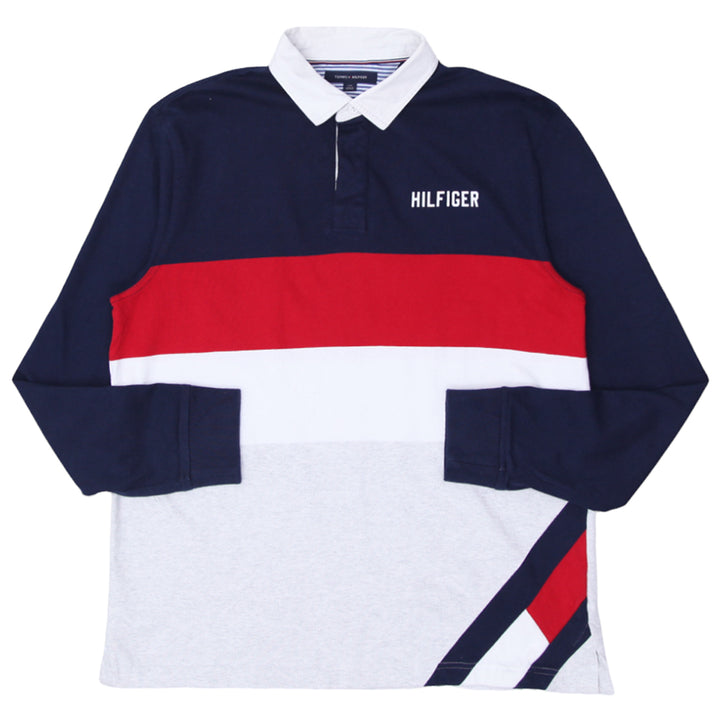 Mens Tommy Hilfiger Stripe Rugby Shirt