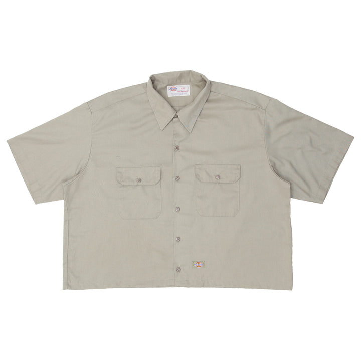 Mens Dickies Customized Crop Work Shirt