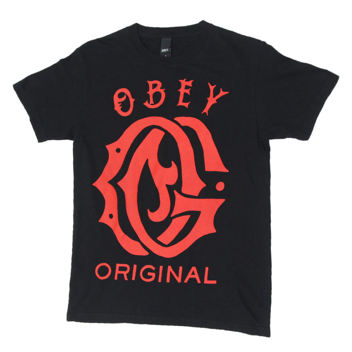 Mens Obey Original Black T-Shirt