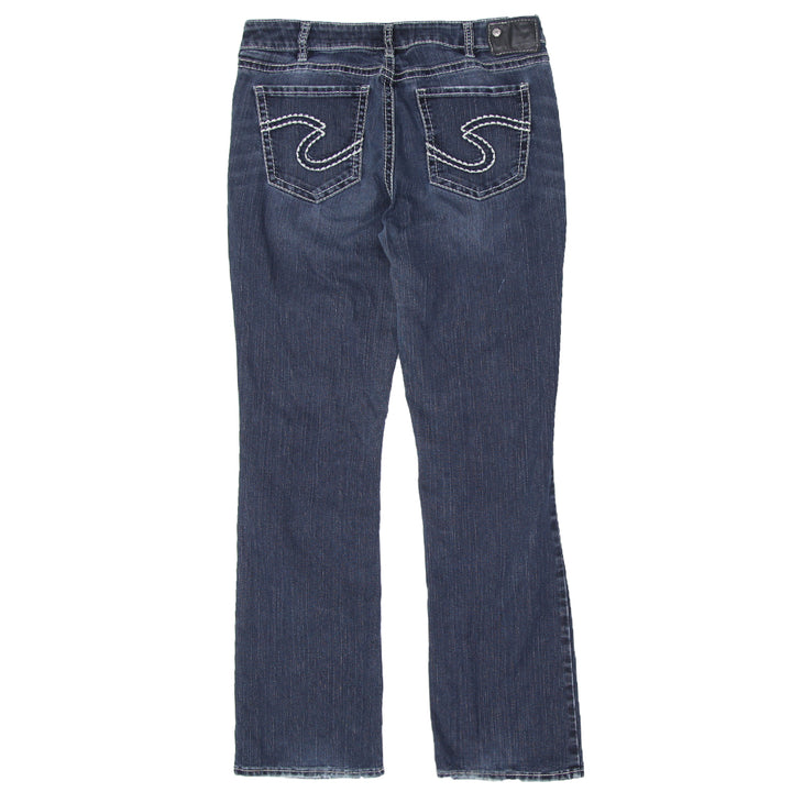 Y2K Silver Jeans Slim Bootcut Jeans