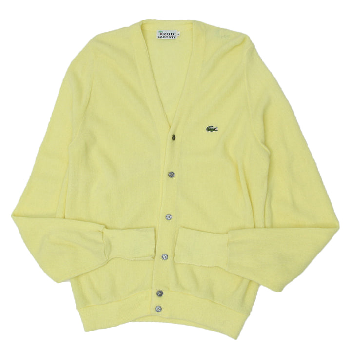 Vintage IZOD Lacoste Yellow Sweater Cardigan