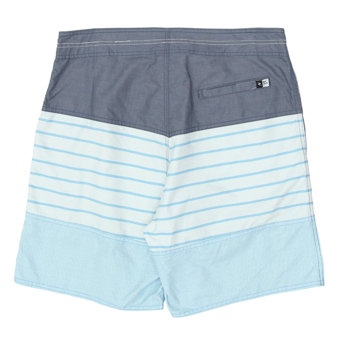 Mens Rip Curl Striped Board Shorts