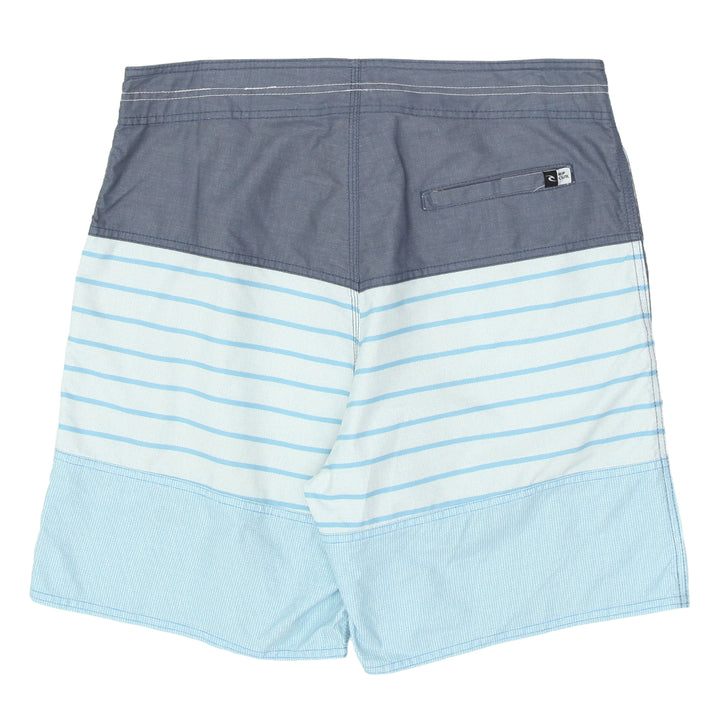 Mens Rip Curl Striped Board Shorts